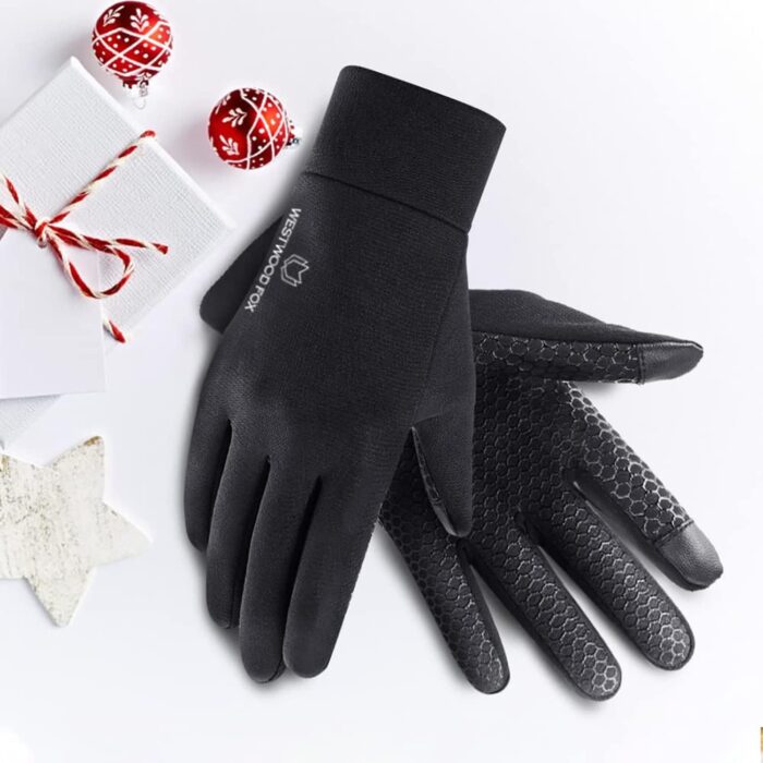 Kids Winter Thermal Cycling Gloves Boys Girls Flexible Grip Touchscreen Cycling Bike Gloves for Children Running Ski Anti-Slip Mitts - Image 5