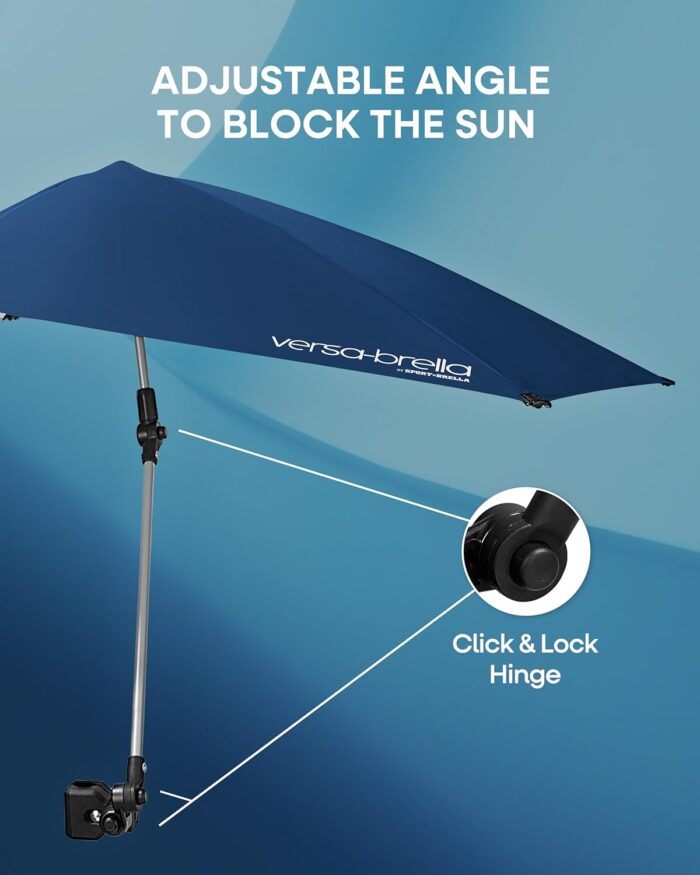 Sport-Brella Versa-Brella SPF 50+ Adjustable Umbrella with Universal Clamp - Image 6