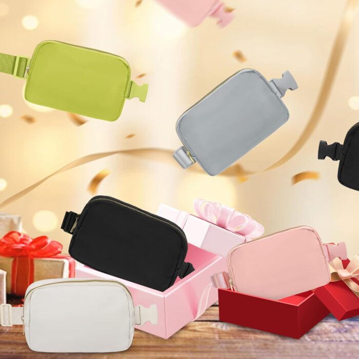 VOROLO Fanny Pack For Women And Men Crossbody Bag Belt Bag with Adjustable Strap Graduation Gifts Black - Image 7