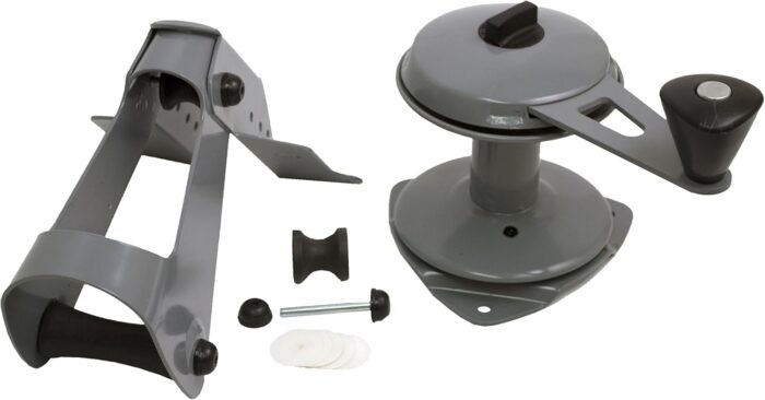 Attwood 13710-4 Anchor Lift System, Lifts and Drops Anchor, Heavy-Gauge Steel, Self-Lubricating Nylon Wheels - Image 3