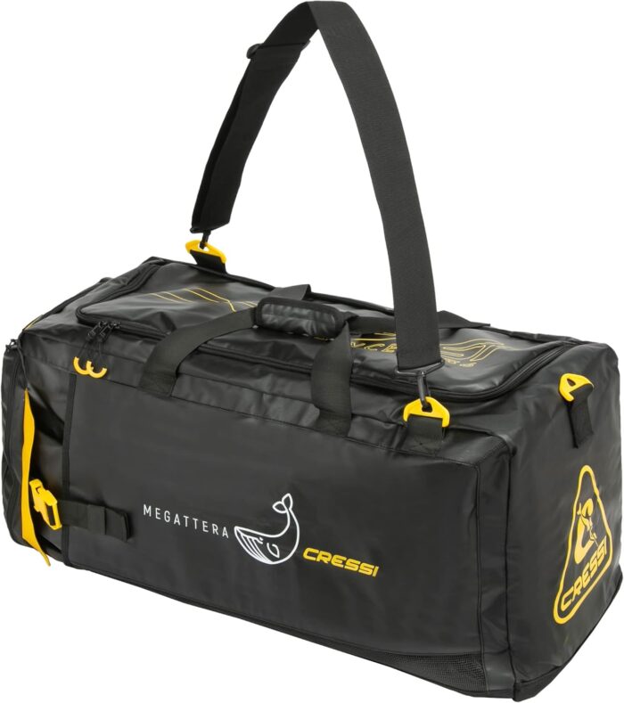 Cressi Waterproof 110 liter Duffel Bag - Adjustable Shoulder Strap - Equipment Protection for Outdoor Activities, Water Sport, Boating, Scuba Diving - Megattera: Designed in Italy by Cressi - Image 2