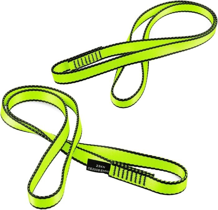 18MM Nylon Climbing Sling Runner 23KN CE2008/EN566 Rock Climbing Webbing Straps for Outdoor Climbing, Rappelling, Swing, Yoga Hammock etc - Image 5