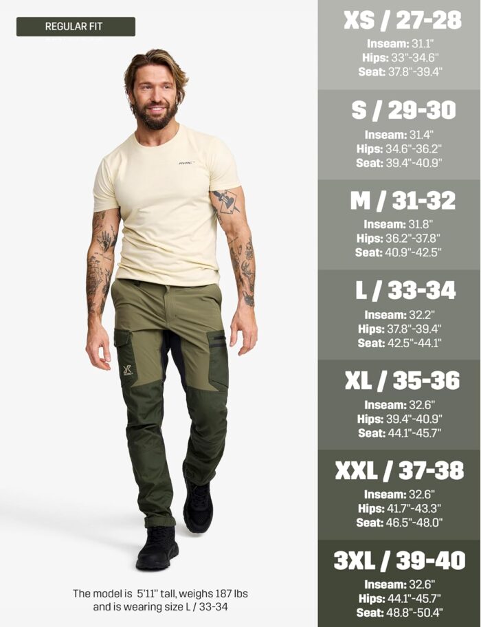 RevolutionRace Rambler Lightweight Pro Pants for Men, Lightweight Outdoor and Hiking Pants - Image 2