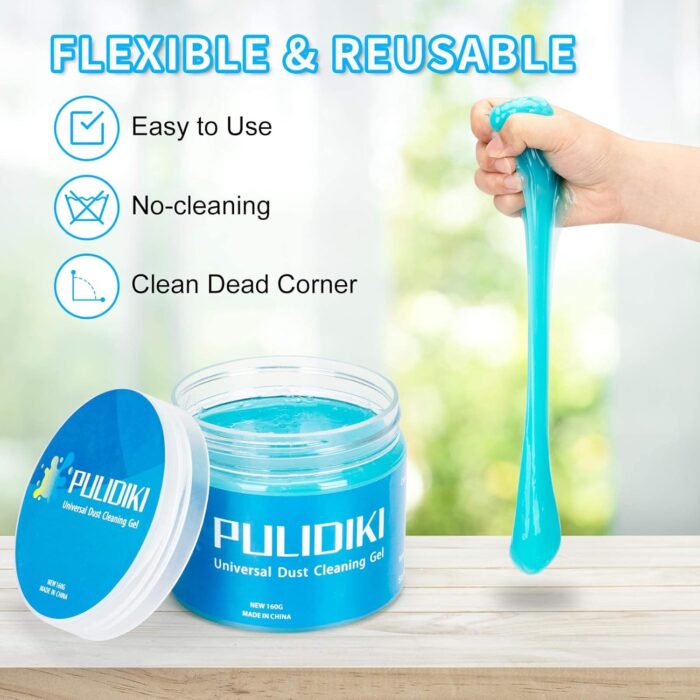 PULIDIKI Car Cleaning Gel Car Clean Putty, Universal Car Interior Cleaner Slime, Perfect Cleaning Kit Supplies, Auto Detailing Tools Accessories, Dust Remover Gifts for Men Women - Image 6