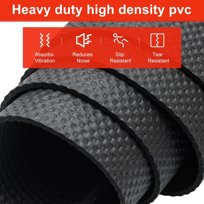 Bike Mat Exercise Bike Mat,Treadmill Mat for Carpet & Hardwood Floors,Mats for Gym Equipment,Indoor Exercise Equipment Mat,Exercise Mat,Fitness Mat,Stationary Bike Mat - Image 7