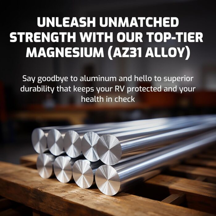 RV Water Heater Anode Rod - 2-Pack, 2 Years Warranty - 9.25" x 3/4" NPT - Premium Magnesium Anode Rod for hot water heater Rv, Long-Lasting Protection Suburban Anode Rod for Rv Water Heater - Image 4