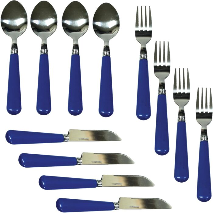 Stansport 24-Piece Enamel Camping Tableware Set - Image 12
