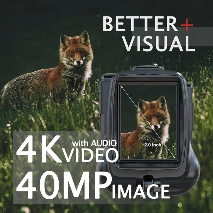 Night Vision Monocular, 4K Infrared Digital Night Vision Goggles for Adults - 850nm IR | 40M Photo & 4K Video | 984FT | 8X Zoom | Rechargeable Battery | 32GB Card | Hunting Camping Advanture Gadgets - Image 3