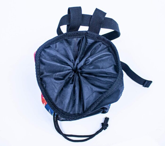 Chalk Bag for Rock Climbing + Crossfit + Weightlifting | Bouldering Chalk Bag | Wide Opening | Large Zippered Pocket | Adjustable and Removable Belt - Image 3