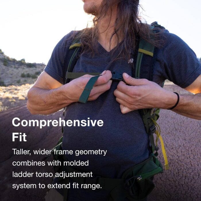 Osprey Stratos 34L Men's Hiking Backpack, Tunnel Vision Grey - Image 4