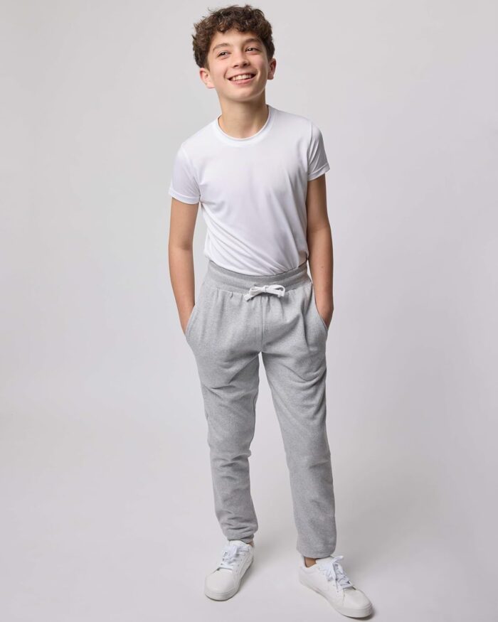 Real Essentials 3 Pack: Boys Cotton Active Fleece Jogger Sweatpants - Image 6