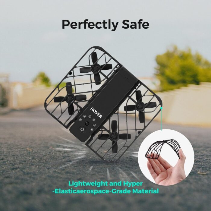 X1 Drone with Camera, Self-Flying Camera Drone with Follow Me Mode, Foldable Mini Drone with HDR Video Capture, Palm Takeoff, Intelligent Flight Paths, Hands-Free Control Black (Combo) - Image 6
