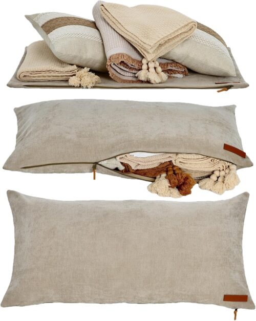 Guxiton-XL Zippered Storage Pillowcase 40" X 20" RV Accessories RV Organization and Storage Small Spaces Essentials Blanket Storage to Maximize Space