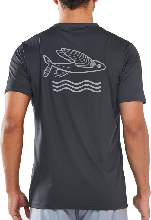 NORTHYARD Mens Rash Guard Shirt UPF 50+ UV Sun Protection Short Sleeve Athletic T-Shirts for Men Quick Dry Fishing Beach Swim