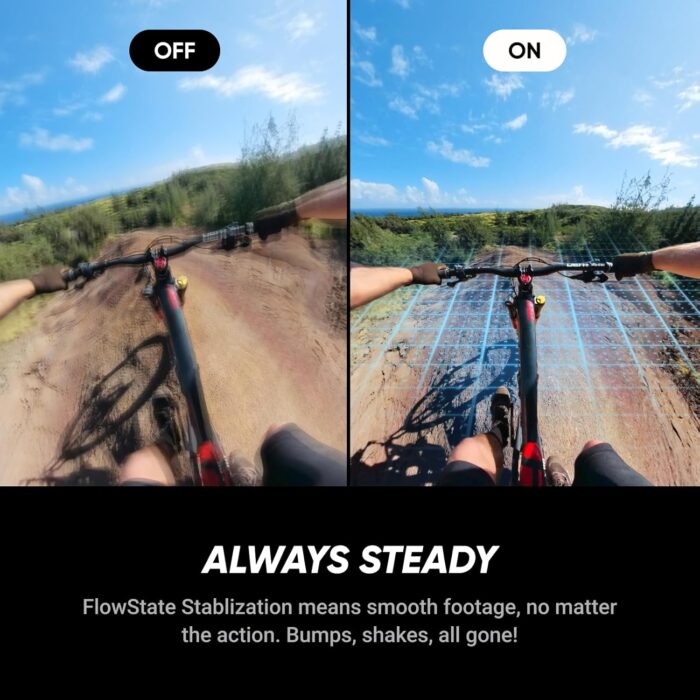 Insta360 X5 - Waterproof 8K 360° Action Camera, Leading Low Light, Invisible Selfie Stick Effect, Rugged and Replaceable Lens, 3-Hour Battery, Built-in Wind Guard, Stabilization, Triple AI Chip Design - Image 6