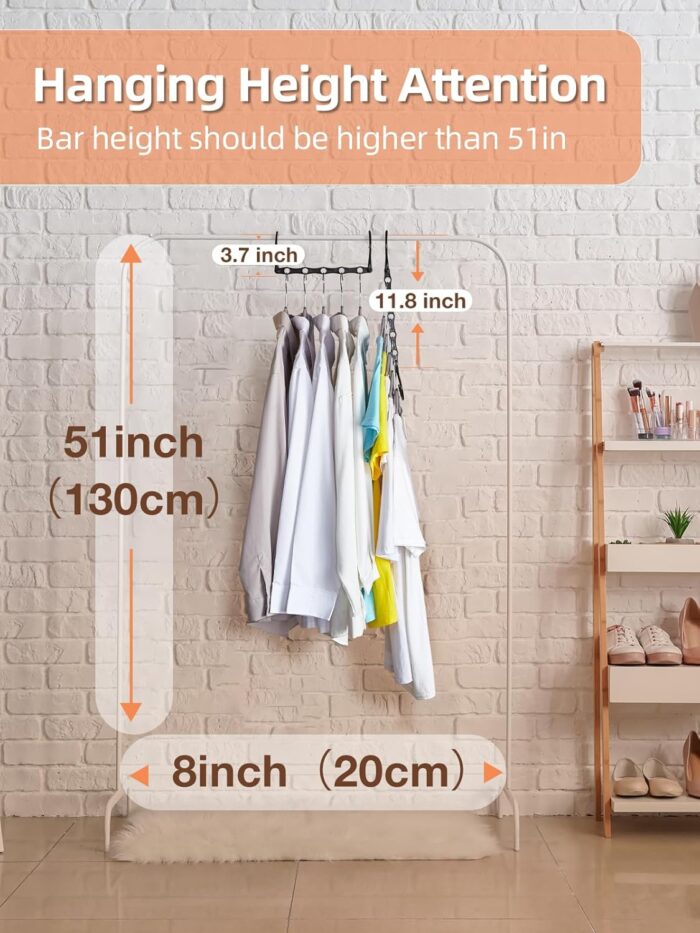 HOUSE DAY Space Saving Hanger 20 Pack Sturdy Black Magic Hangers for Closet Organizers and Storage for Heavy Clothes, Dorm Room Bedroom Home RV Car Camper Organization Essentials - Image 7