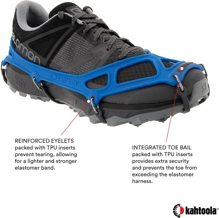 Kahtoola EXOspikes Footwear Traction for Winter Hiking & Running in Snow, Ice & Rocky Terrain - Image 3