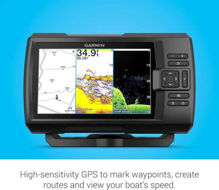 Garmin Striker Vivid 7cv, U.S. with GT20-TM Transducer - Easy-to-Use 7-inch Color Fishfinder and Sonar Transducer, Vivid Scanning Sonar Color Palettes (010-02552-00) - Image 5