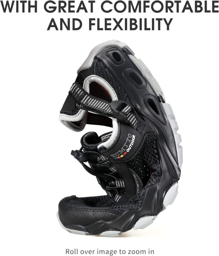HUMTTO Men's Amphibious Water Shoes - Hiking Sandals for Men Outdoor Water Sandal Closed Toe Non-Slip River Shoes Summer Quick Drying Aqua Shoe - Image 4