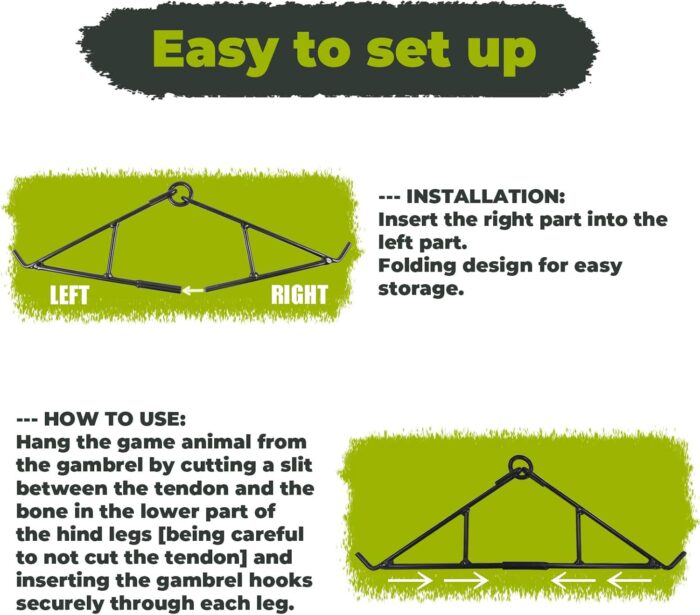 Highwild Game Hanging Gambrel & Hoist Kit - Image 6