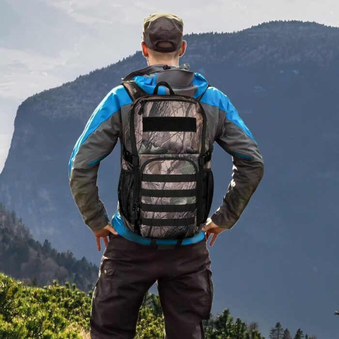 HUNTVP Military MOLLE Backpack Hunting Rucksack Gear Tactical Backpack Assault Pack 25L - Image 7
