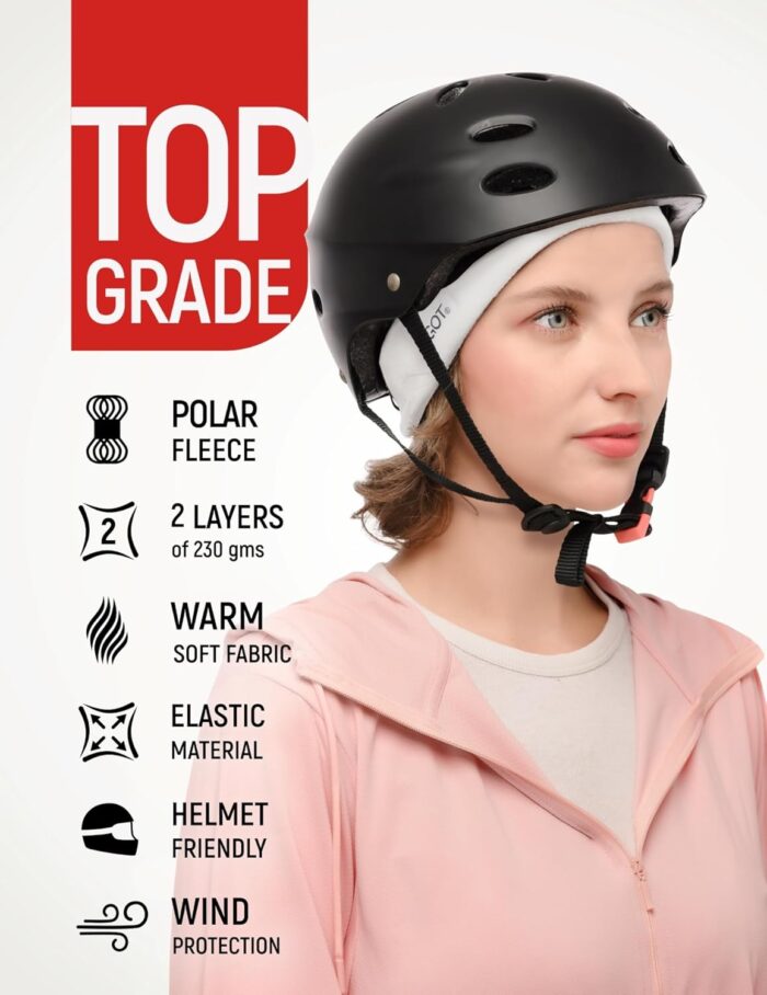 GOT Sports Ear Warmer Headband for Women - Fleece Running Headband Ear Covers for Cold Weather - Ski Cycling Ear Muffs for Winter (White) - Image 2