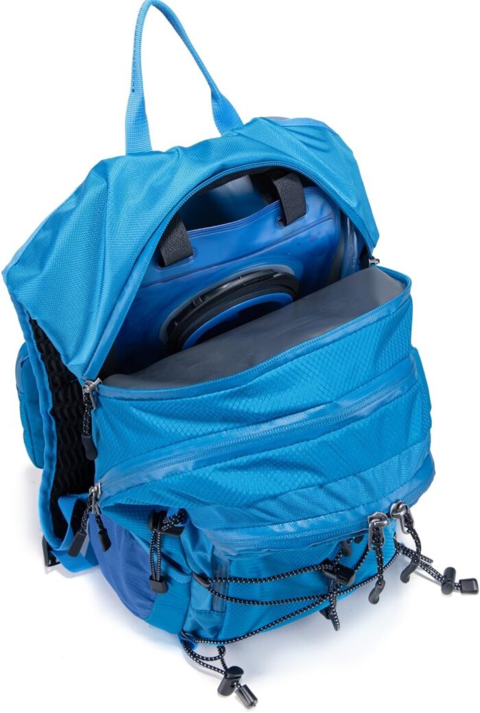 Insulated Hydration Backpack Pack with 2L Water Bladder Lightweight 22L Hiking Backpack Bag for Women Men Daypack for Hiking Running Festival Camping Biking - Image 8