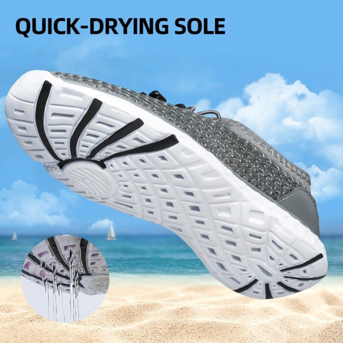 DOUSSPRT Men's Water Shoes Quick Drying Sports Aqua Shoes - Image 3
