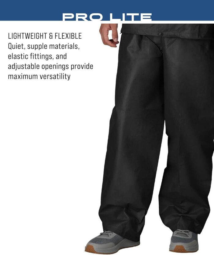 FROGG TOGGS Men's Pro Lite Rain Suit, Waterproof, Breathable, Dependable Wet Weather Protection - Image 5