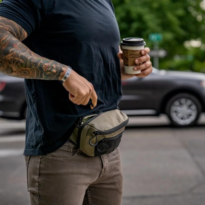 Eberlestock Bando Bag - Tactical Men's Fanny Pack w/Adjustable Waist Belt, Zippered Pockets, Compact Lightweight Belt Bag - Image 5