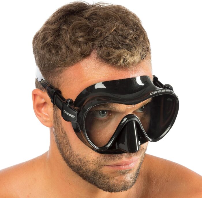 Cressi F1, Scuba Diving Snorkeling Frameless Mask - Perfect Seal Silicone Skirt - Designed in Italy by Cressi - Image 6