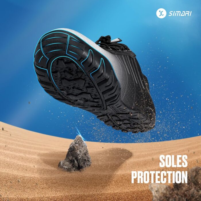 SIMARI Water Shoes for Women Men - Barefoot Quick-Dry Aqua Socks | Lightweight Swim Shoes for Surfing, Swimming, Beach Sports, Kayaking, Diving | Non-Slip Design - Image 3