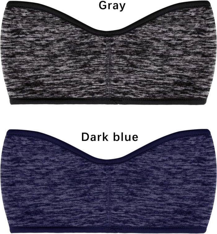 SAVITA 2 Pack Ear Warmers Headband Stretchy Ear Covers Sweatband Ski Winter Headband Earmuff Workout Headbands Moisture Wicking Thermal Sport Headbands for Women Man Girls - Image 2