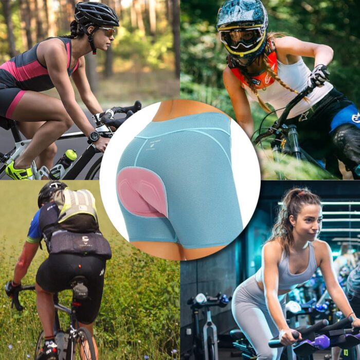 Padded Bike Shorts Women Cycling Underwear Bicycle Biking Biker Short with 4D Padding Super Lightweight Breathable - Image 5
