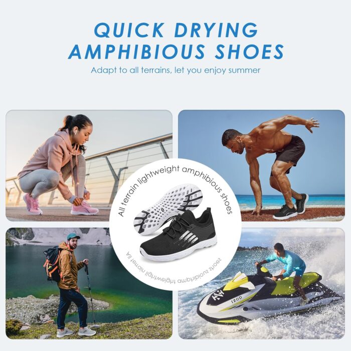 Water Shoes for Men Women Mesh Barefoot Hiking Swim River Shoes Adult Lake Pool Aqua Socks Beach Surfing Kayaking Sport Accessories Camping - Image 6