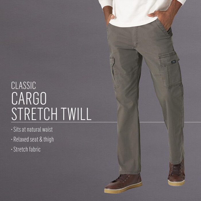 Wrangler Authentics Men's Relaxed Fit Stretch Cargo Pant - Image 7