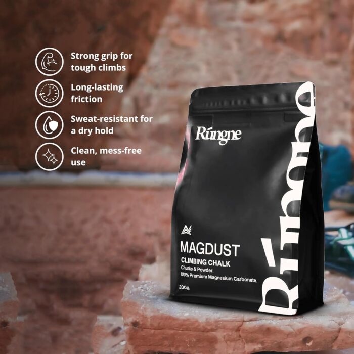 Premium Sports Chalk for Rock Climbing, Bouldering, and Weightlifting - High-Performance Chalk for Superior Grip and Sweat Resistance - Image 2