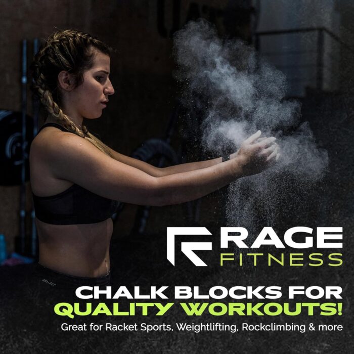 Premium Gym Chalk, Pure Magnesium Carbonate Chalk for Excellent Grip, Weightlifting, Gymnastics, Rock Climbing - Block Chalk 1 LB - Image 9