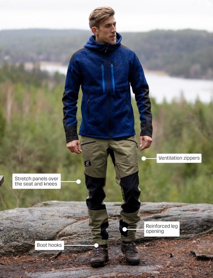 RevolutionRace Men's Nordwand & Nordwand Pro - Durable and Ventilated Outdoor Pants - Image 6
