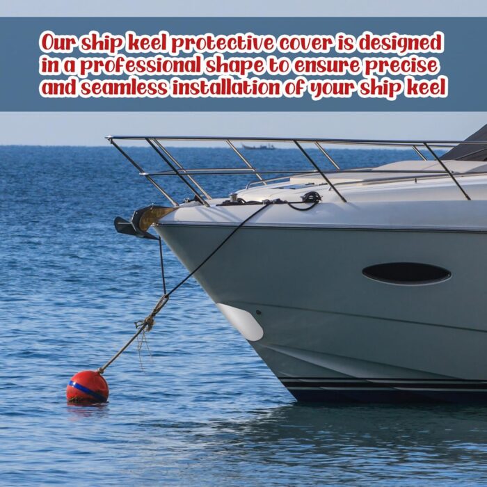 DECOHS 2 Pcs Bow Guard for Boats- Stainless Steel Boat Bow Protector Notched- Bow Keel Guard with Adhesive for Protection Boats Ships from Wear and Scratches - Image 6
