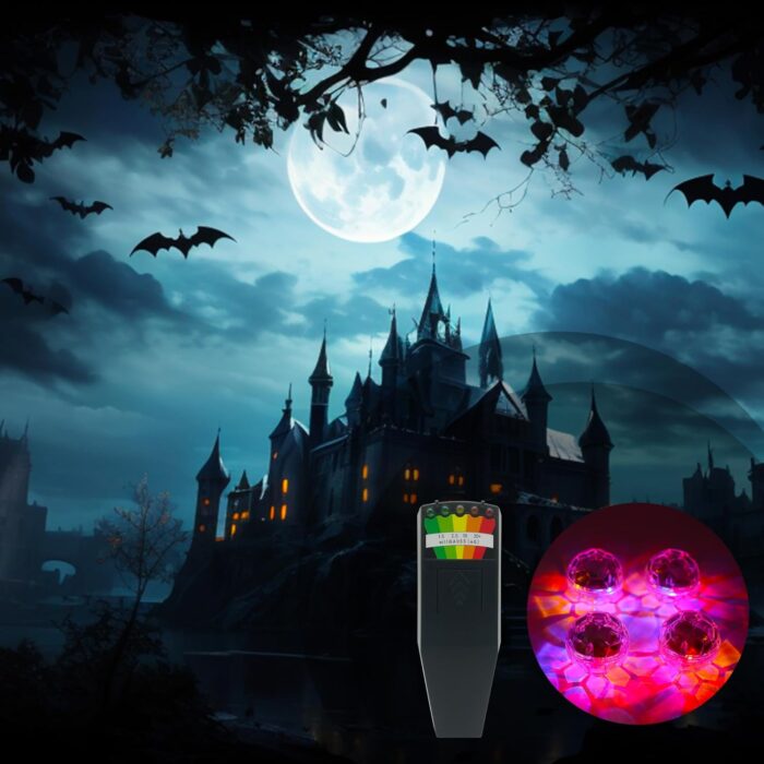 Ghost Hunting Equipment Kit, Include 1 pc Emf Meter and 4 pcs Motion Light up Cat Balls, Paranormal Equipment，Home and Office EMF Detection - Image 3