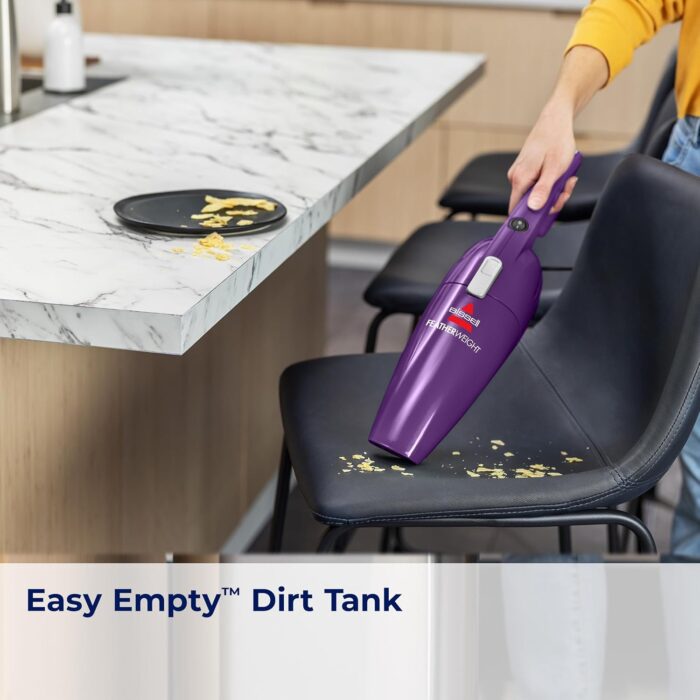 Bissell 20334 Featherweight Stick Vacuum Lightweight Bagless Vacuum, Purple - Image 6