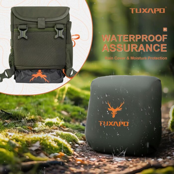 Binocular Harness Chest Pack with Rangefinder Pouch Bino Case for Hunting Hiking Shooting - Image 5