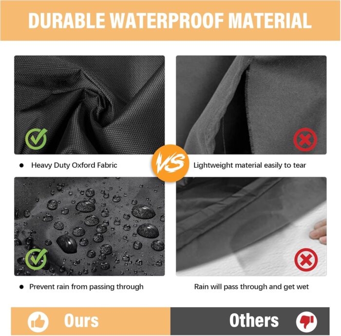 Tonhui Exercise Bike Cover, Upright Indoor Cycling Protective Cover Dustproof Waterproof Cover Ideal for Indoor Or Outdoor Use - Image 6