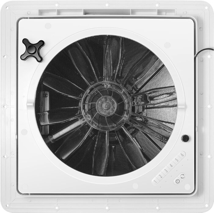 RV Roof Vent Fan 6-Speed-Reversible - Image 5