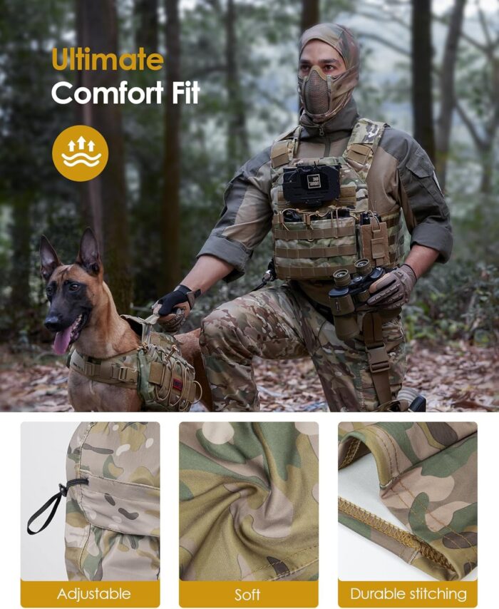 OneTigris Balaclava Mesh Mask, Ninja Tactical Mask with Full Face Protection for Outdoor - Image 2