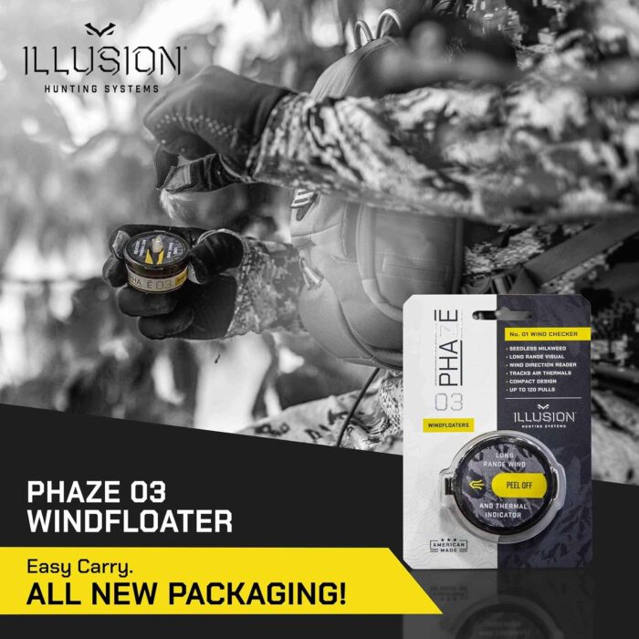 Windfloaters | Wind Direction Indicator | Thermal Indicator | #1 Windfloaters for Hunters | Hunting Accessories | PhaZe System by Illusion - Image 6