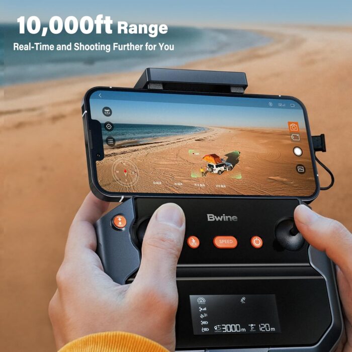Bwine F7GIM Pro Drone with 6K UHD Camera and 3-Axis Brushless Gimbal, GPS Smart Control for Adults and Beginner, Plus 70Mins Flight Time, 10000Ft FPV Digital Transmission and TOF Safety Support - Image 5