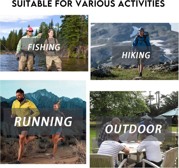 Riverruns Fishing T-Shirt Men’s UPF 50+ Sun Protection Fishing Shirt Short Sleeve Performance Tee #1006 - Image 6