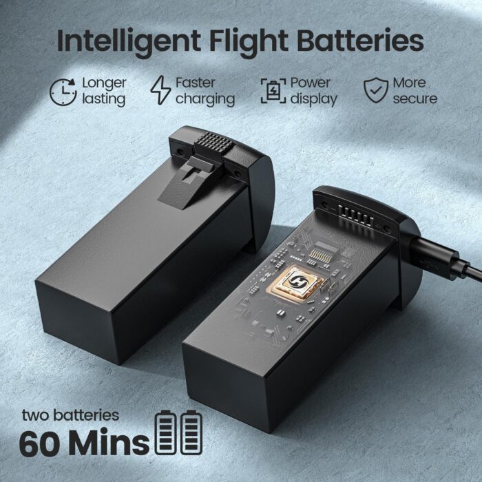 Holy Stone GPS Drone With 4K EIS Camera For Adults, HS175G 249g Foldable RC Quadcopter With Auto Return, Follow Me, 60 Mins Flight Time, Battery Fast Charge, Headless Mode, Upgraded HS175D - Image 3
